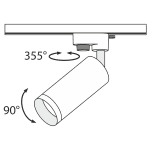 Трековый светильник Maytoni Track TR004-1-GU10-W