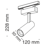 Трековый светильник Maytoni Track lamps TR019-2-10W3K-B