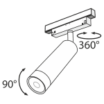 Трековый светильник Maytoni Track lamps TR019-2-7W3K-B