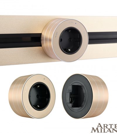 Трековая розетка Arte Milano Am-track-sockets 380011TS/ES Gold