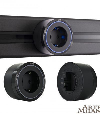 Трековая розетка Arte Milano Am-track-sockets 380066TS LED/ES Black