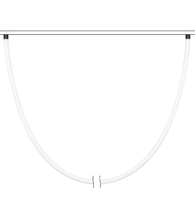 Трековый магнитный светильник Arlight MAG-ORIENT-TUBE-ELASTIC-R25-L5000-70W Warm3000 (BK, 360 deg, 48V) 044337