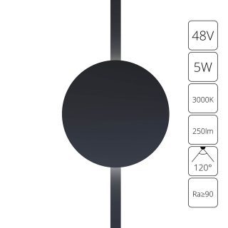 Трековый магнитный светильник Arte Lamp Rapid A1163PL-1BK