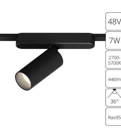 Трековый магнитный светильник Arte Lamp Rapid A2956PL-1BK