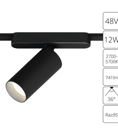 Трековый магнитный светильник Arte Lamp Rapid A2958PL-1BK