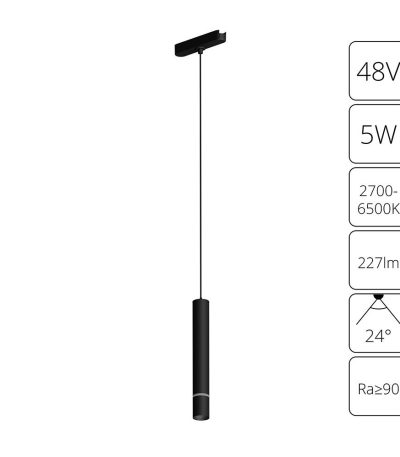 Трековый магнитный светильник Arte Lamp Rapid A2959PL-1BK