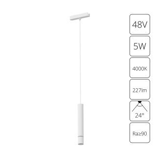 Трековый магнитный светильник Arte Lamp Rapid A6159PL-1WH