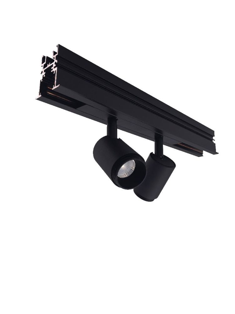 Трековый магнитный светильник Elvan PJ-2002-2x6W-WW-BK Трековый магнитный светильник Elvan PJ-2002-2x6W-WW-BK