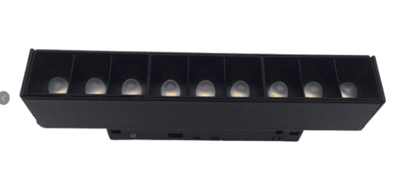 Трековый магнитный светильник Elvan PJ-2003-9W-WW-BK