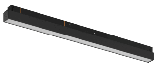 Трековый магнитный светильник iLedex Vision 4822-001-L600-24W-110DG-3000K-BK