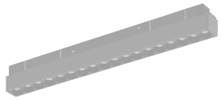 Трековый магнитный светильник iLedex Vision 4822-002-L350-18W-38DG-3000K-BK