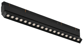 Трековый магнитный светильник iLedex Vision 4822-003-L350-18W-38DG-3000K-BK