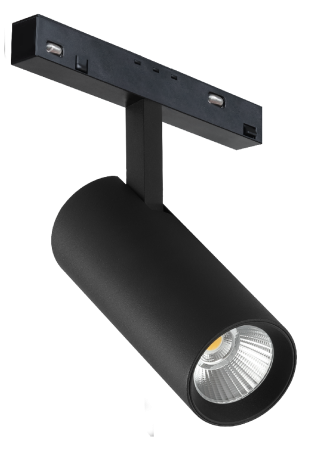 Трековый магнитный светильник iLedex Vision 4822-006-D55-18W-38DG-3000K-BK