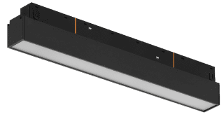 Трековый магнитный светильник iLedex Vision SMART 4822-001-L300-12W-110DG-BK