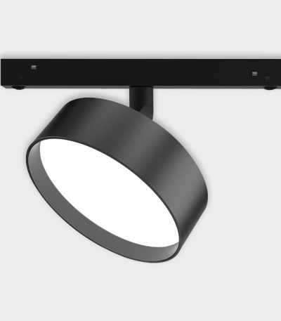 Трековый магнитный светильник Italline Atom IT012-5028 black 3000K