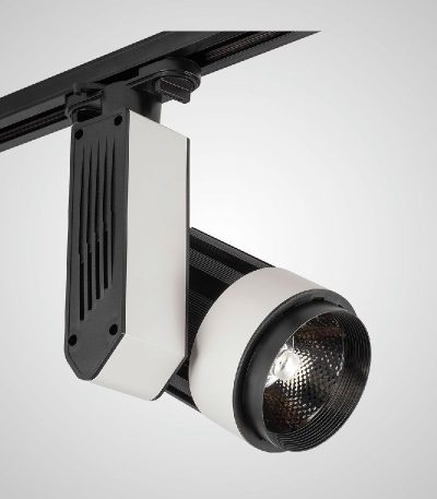 Трековый однофазный светильник AM Group AM180-BK-WH 4000K