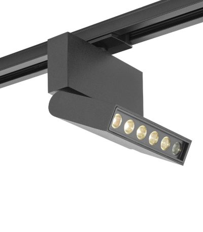 Трековый однофазный светильник AM Group AM330 12W BK 4000K