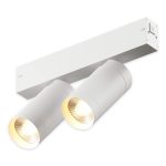 Трековый однофазный светильник AM Group AM528 WH-220V-2X10W SMART