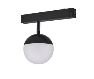 Трековый однофазный светильник AM Group AM529 BK-220V-9W SMART