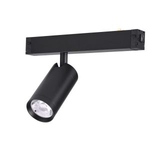 Трековый однофазный светильник AM Group Plain Opal AM589 20W 3000K BK