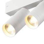 Трековый однофазный светильник AM Group Plain Opal AM590 2X10W 3000K WH