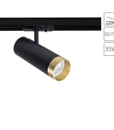 Трековый однофазный светильник Arte Lamp Topic A2356PL-1BK