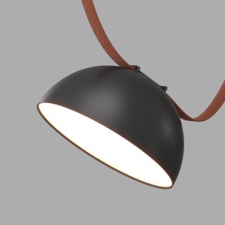 Трековый однофазный светильник Denkirs Belty flow DK5660-BK