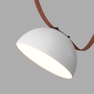 Трековый однофазный светильник Denkirs Belty flow DK5660-WH+BK