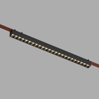 Трековый однофазный светильник Denkirs Belty Grill DK5573-BK