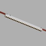 Трековый однофазный светильник Denkirs Belty Grill DK5573-WB