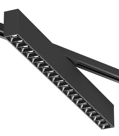 Трековый однофазный светильник Denkirs Edder DK6644-BK