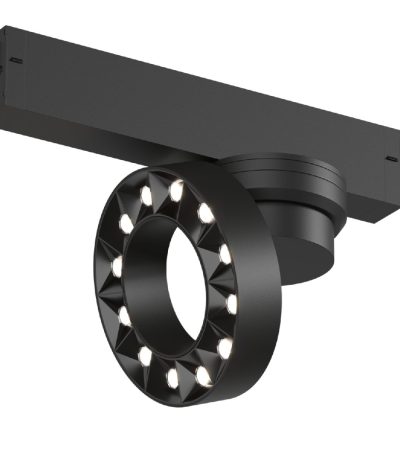 Трековый однофазный светильник Denkirs Smart Grill DK8030-BK