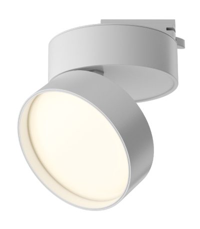 Трековый однофазный светильник Maytoni Onda TR007-1-18W3K-W-1