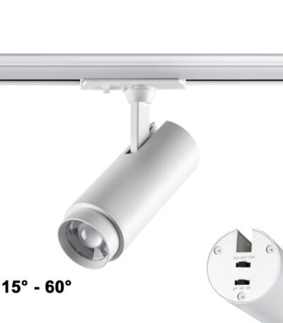 Трековый однофазный светильник Novotech Nail 359026