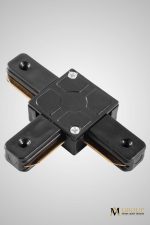 Трековый однофазный T-образный соединитель AM Group AM174 BK