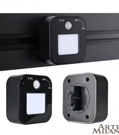 Трековая подсветка Arte Milano Am-track-sockets 380022TLS/LWS Black