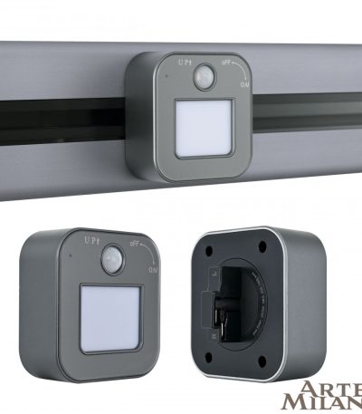 Трековая подсветка Arte Milano Am-track-sockets 380022TLS/LWS Grey