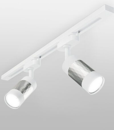 Трековый светильник Elektrostandard Mizar GU10 Белый/серебро (MRL 1007) однофазный 4690389148033