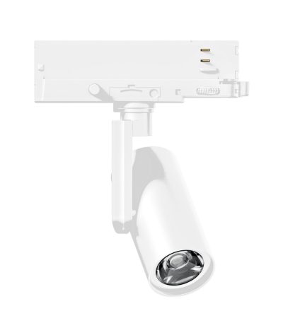 Трековый трехфазный светильник Arlight LGD-ARTIFACT-4TR-R65-18W Warm3000-MIX (WH, 20 deg, DALI, 230V) (IP20 Металл) 057111