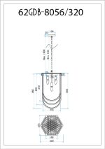 Подвесная люстра Garda Decor 62GDM-8056-320