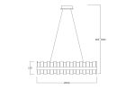 Подвесная люстра Garda Decor 162FL-60088 Подвесная люстра Garda Decor 162FL-60088