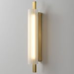Настенный светильник Crystal Lux TUNNEL AP10 LED BRASS