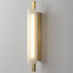 Настенный светильник Crystal Lux TUNNEL AP10 LED BRASS