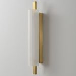 Настенный светильник Crystal Lux TUNNEL AP10 LED BRASS