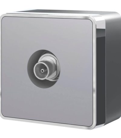 ТВ-розетка оконечная Werkel Gallant серебряный W5083006 4690389167201