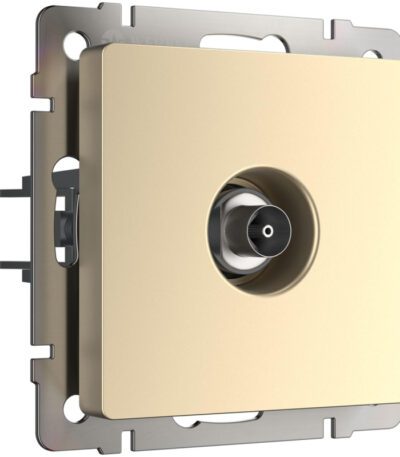 ТВ-розетка оконечная Werkel шампань W1183011 4690389157516