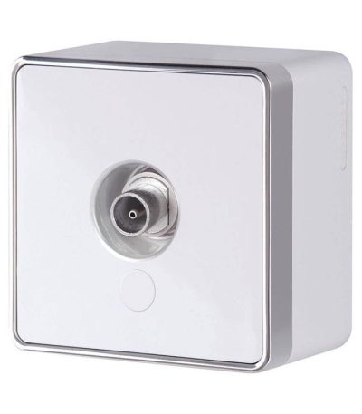 ТВ-розетка Werkel Gallant оконечная белая W5083001 4690389164712