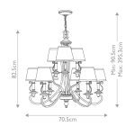 Подвесная люстра Hinkley Plymouth HK-PLYMOUTH9