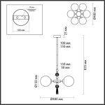 Люстра на штанге Odeon Light Palle 5405/6