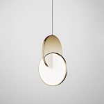 Подвесной светильник Delight Collection Eclipse 10305P gold